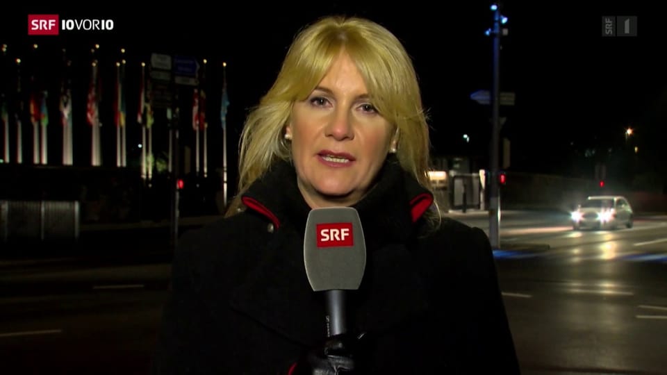 SRF-Korrespondentin Alexandra Gubser zur Lage in Genf