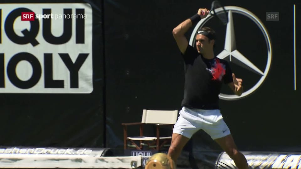 Federer vor seinem Comeback auf die Tour