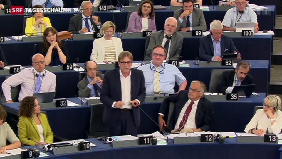 Turbulente Griechenland-Debatte im EU-Parlament