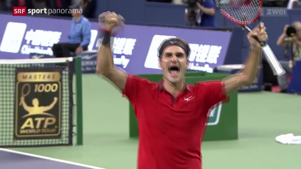 Federer triumphiert in Schanghai