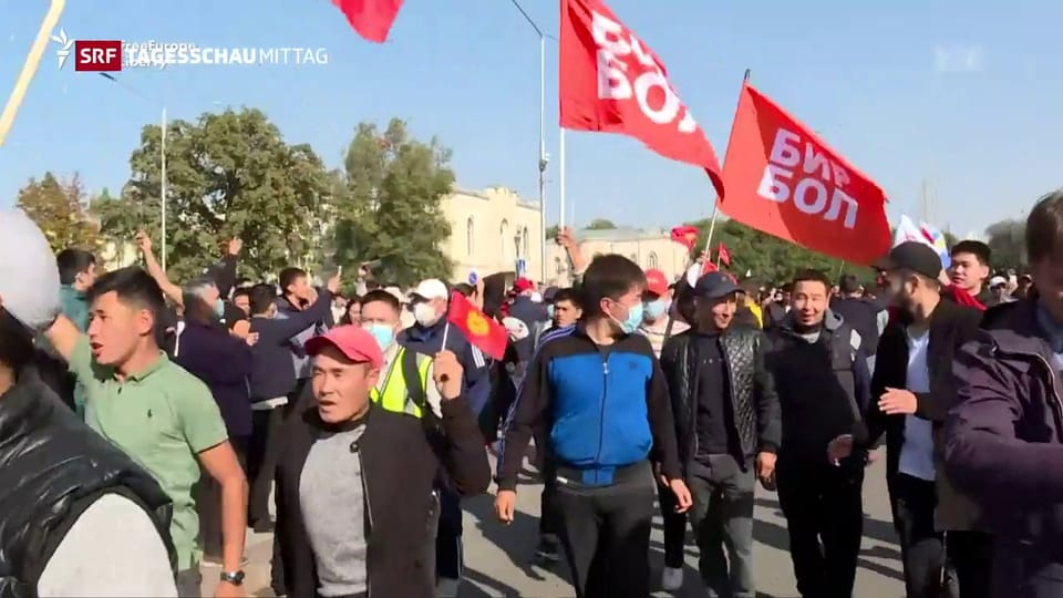Massive Proteste in Kirgistan