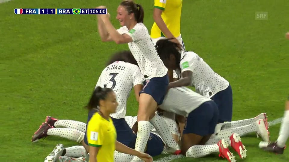 Frankreichs Treffer ins Viertelfinal-Glück