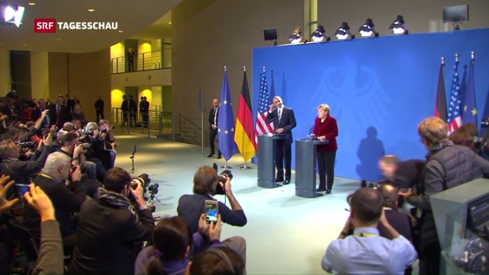 Obama und Merkel – zwei gute Freunde
