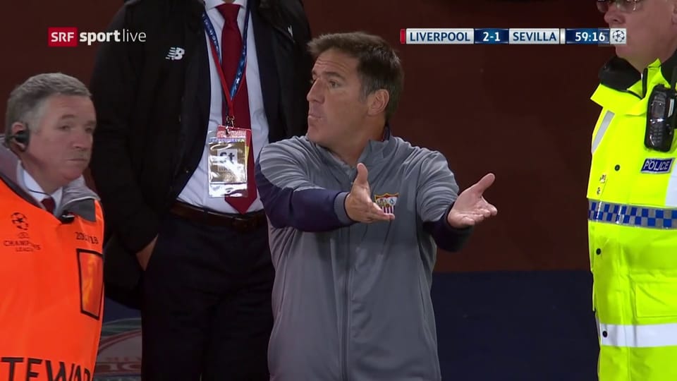 Die kindische Aktion des Sevilla-Trainers