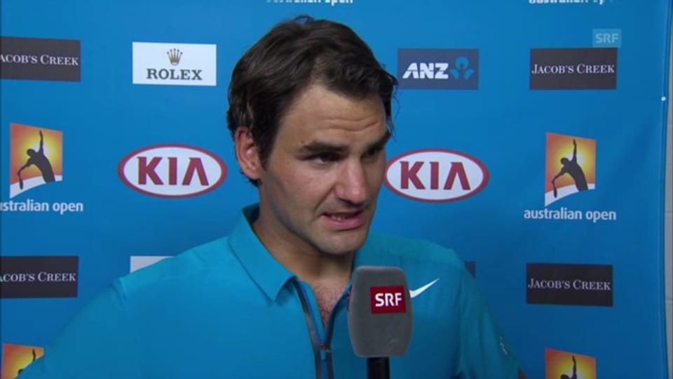Heinz Günthardt interviewt Roger Federer