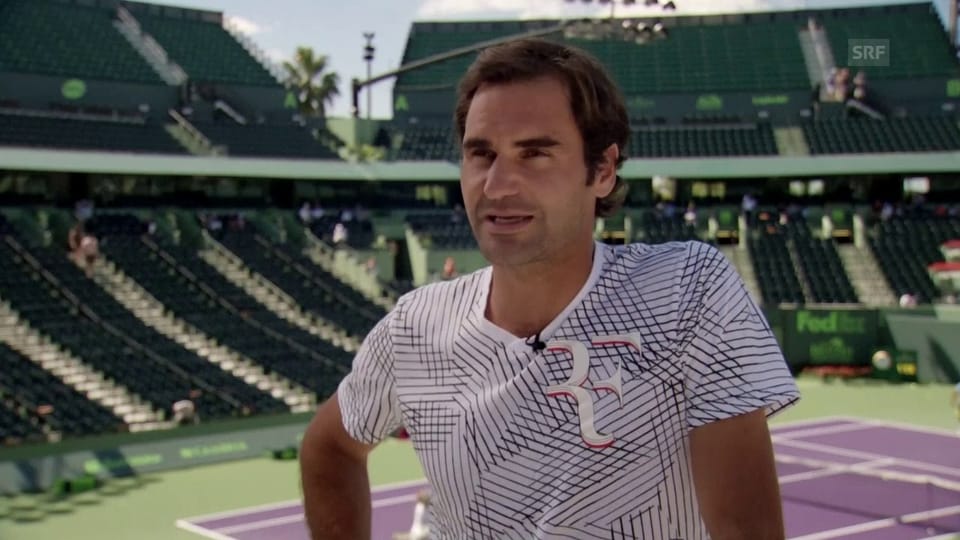 Federer will «Atmosphäre in Miami aufsaugen» (engl.)