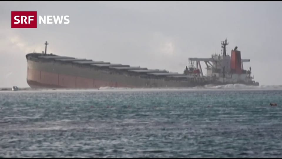 Frachtschiff vor Mauritius verliert Öl