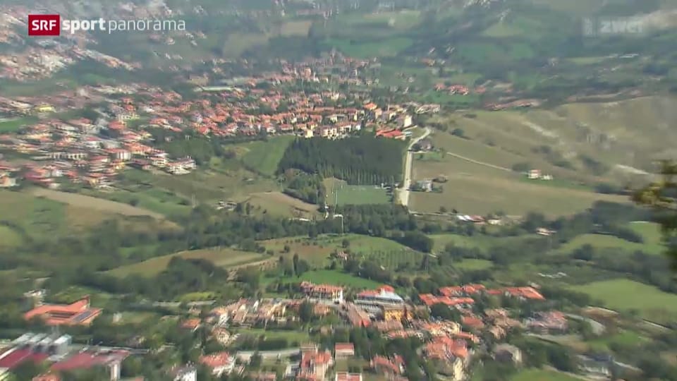 Ausblick auf San Marino - Schweiz