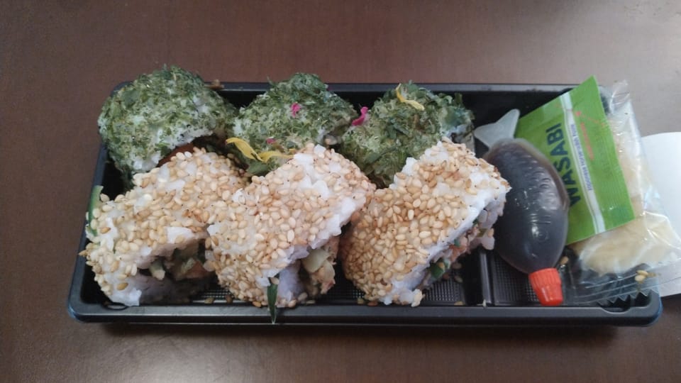 Zutaten-Irrsinn bei veganem Sushi