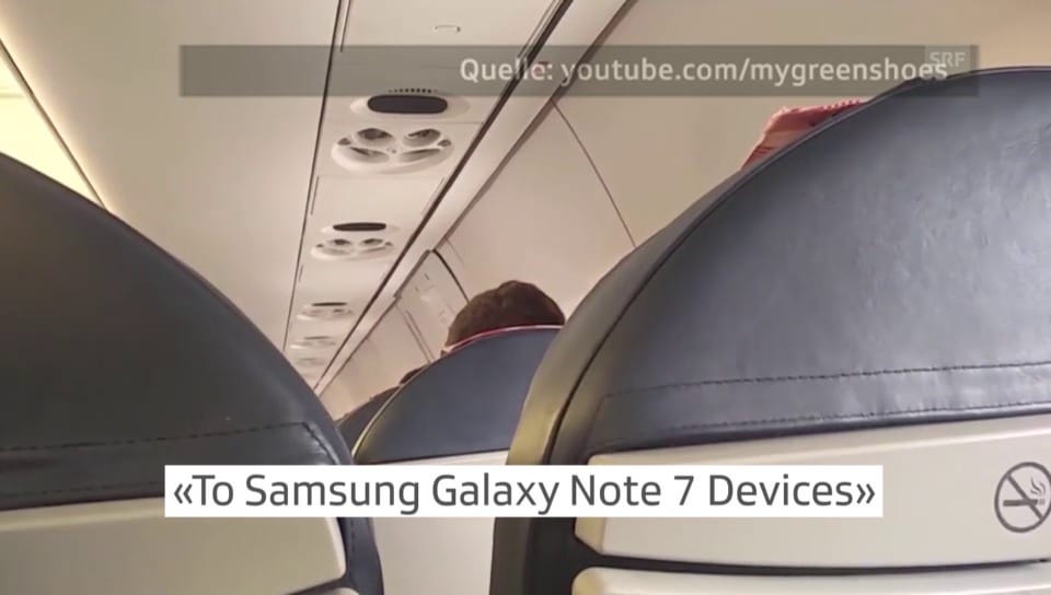Warnung Galaxy Note 7