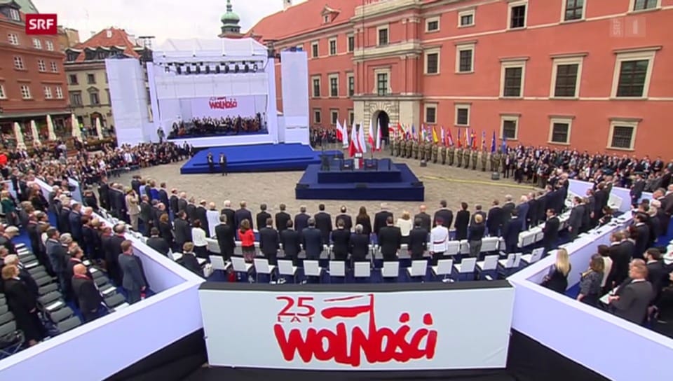 Obama und Poroschenko gemeinsam in Polen