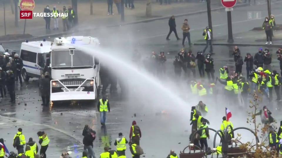 Aus dem Archiv: Eskalation bei Protest der "Gelbwesten" in Paris