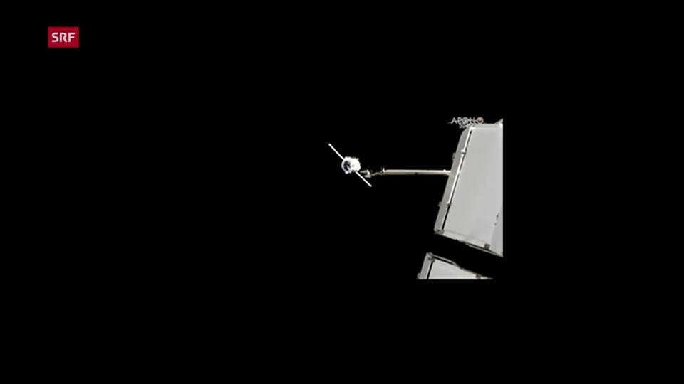 Sojus-Kapsel dockt an ISS an