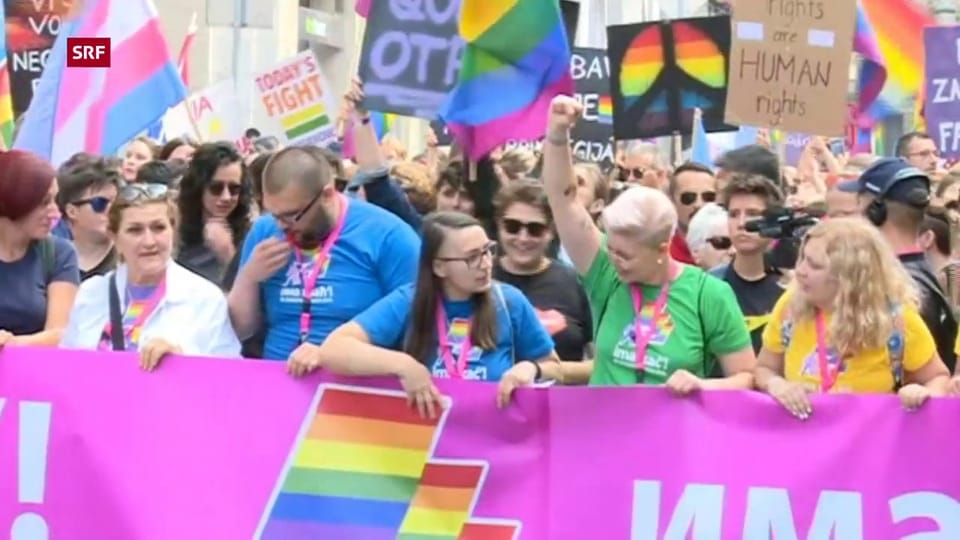 Erste Pride-Parade in Bosnien
