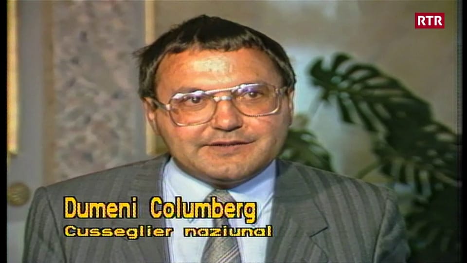 Dumeni Columberg davart il project Viafiers 2000