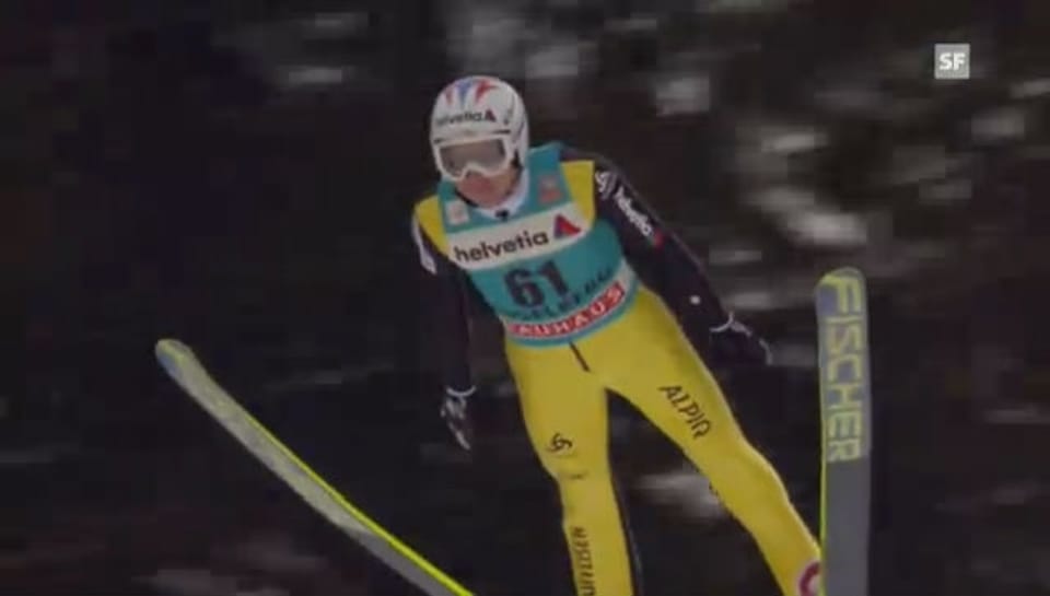 Skispringen: Ammanns Quali-Sprung auf 130 m
