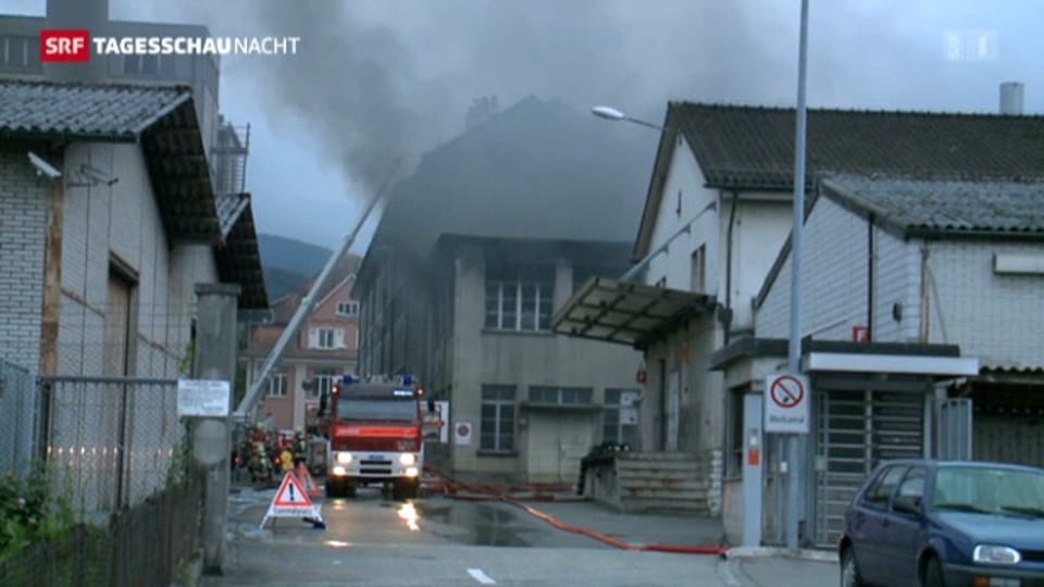 Feueralarm im solothurnischen Breitenbach
