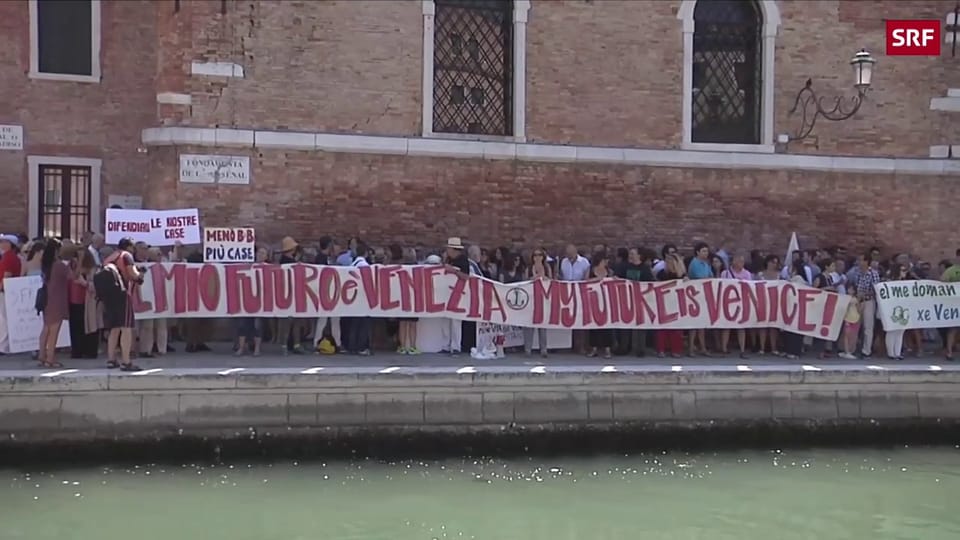 Venezianer protestieren gegen die Wohnungsnot