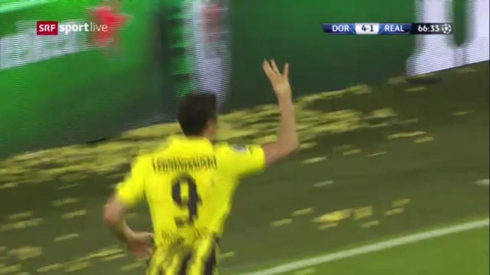 Halbfinal: Dortmund - Real Madrid (4:1)