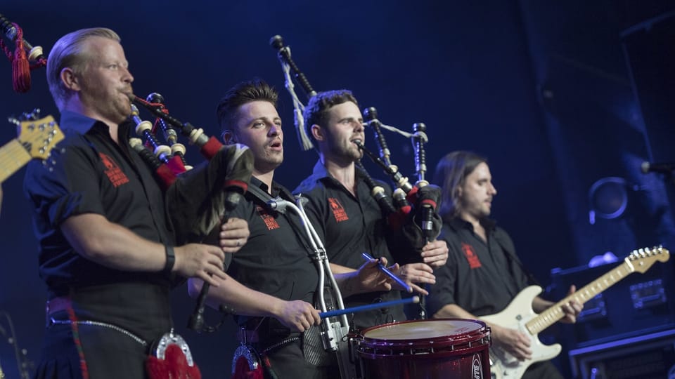 Die «Red Hot Chilli Pipers» spielen am Basel Tattoo