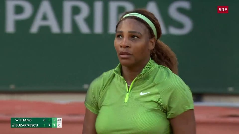 Der Matchball von Serena Williams