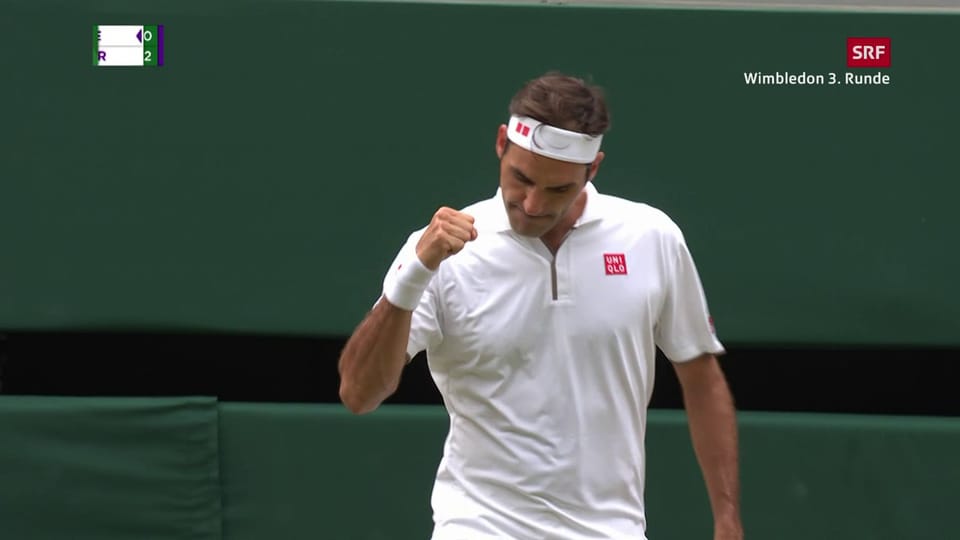 Live-Highlights Federer - Pouille