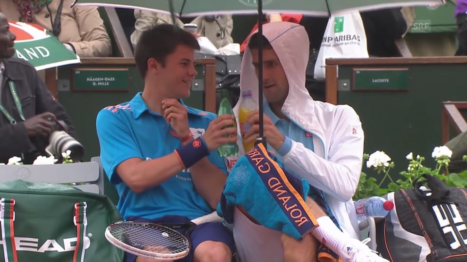 Tennis: French Open, Djokovic und der Volunteer
