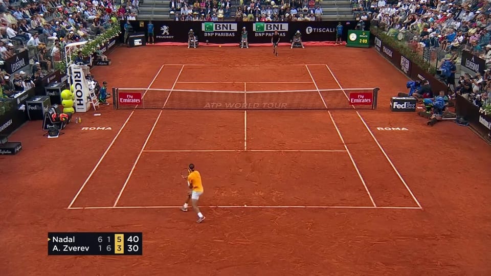 Nadal ringt Zverev im Rom-Final nieder