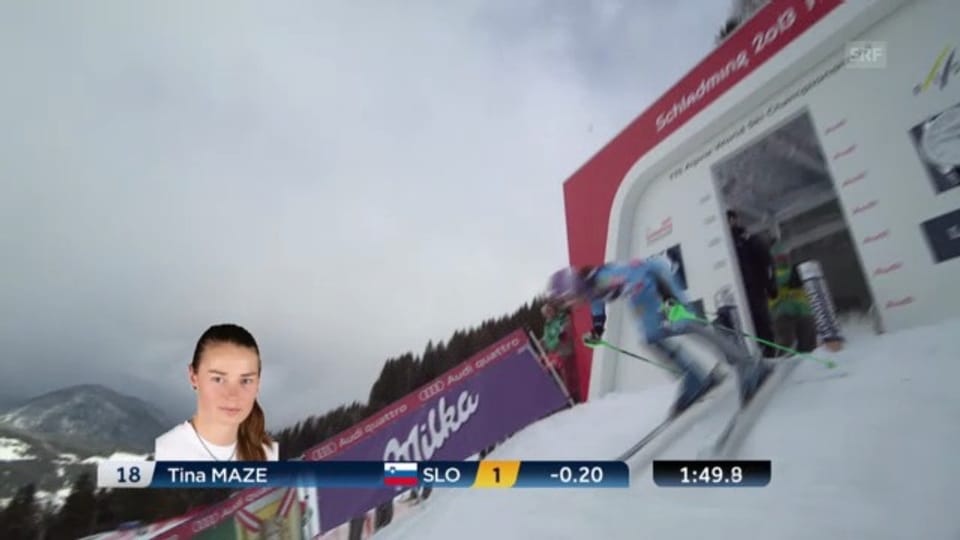  Kombi-Slalom von Tina Maze