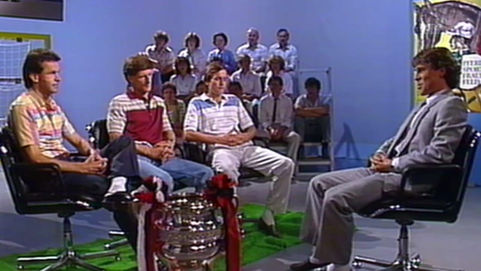 1985: Ottmar Hitzfeld zu Gast im «sportpanorama»