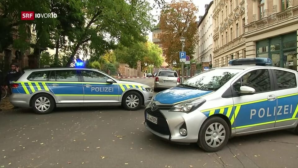 Antisemitischer Angriff: Zwei Menschen in Halle getötet