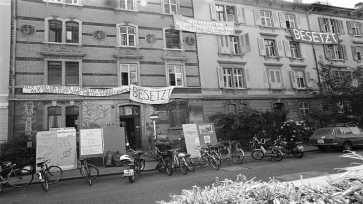 40 Jahre Regionaljournal - Besetzung Ryffstrasse