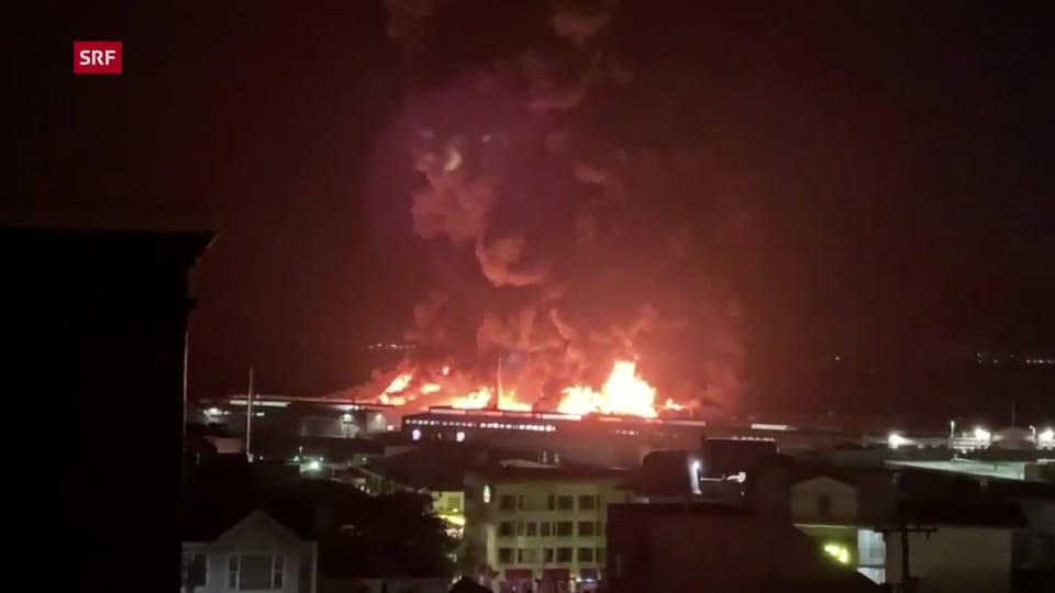 Brand am Hafen von San Francisco (unkomm.)