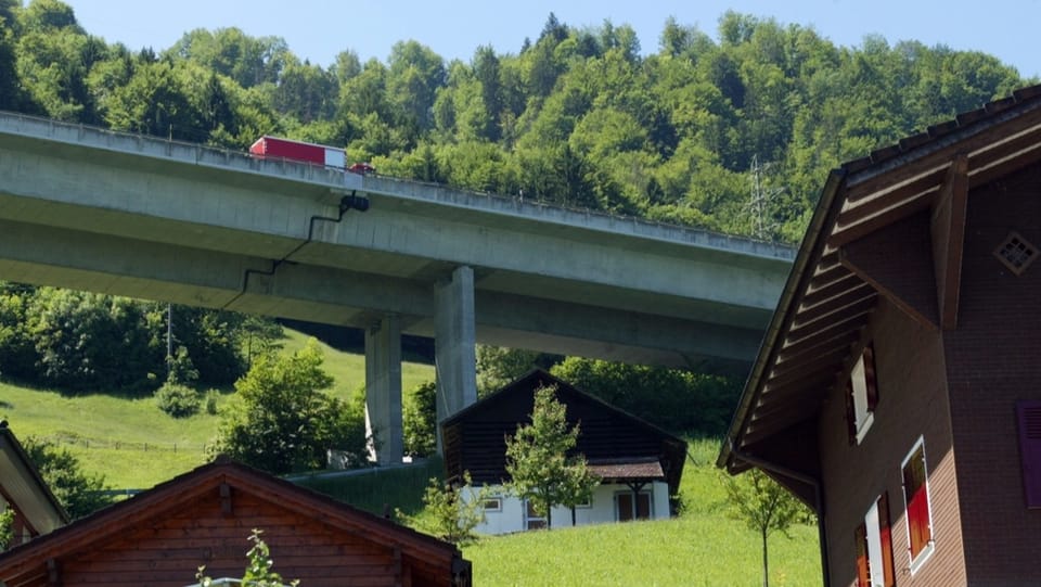 Fluch und Segen zugleich: Das Autobahnviadukt von Beckenried