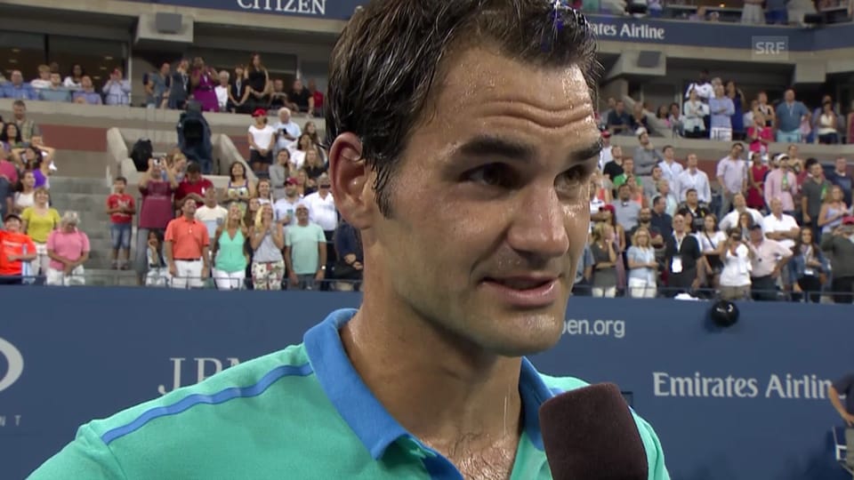 Federer über seine Motivation und das feuchte Klima (englisch)