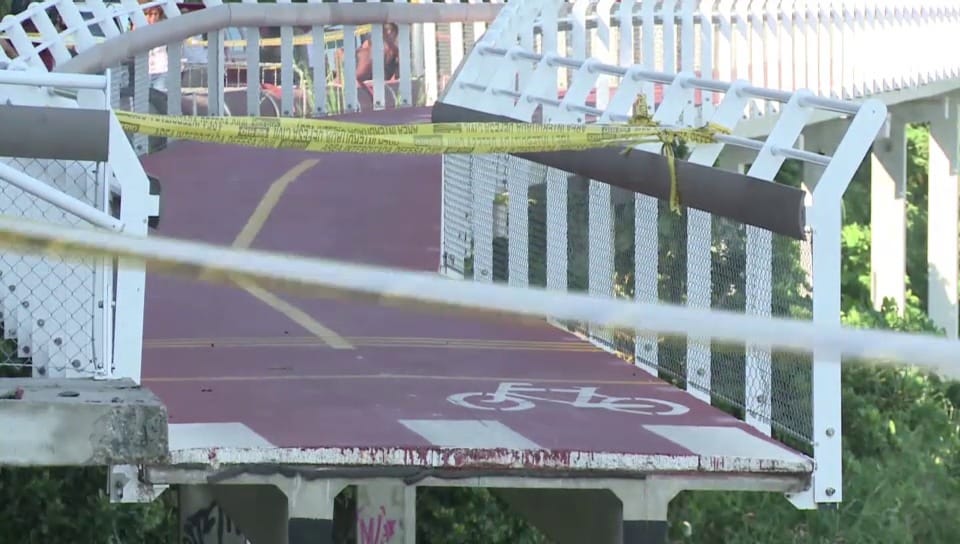 Tödlicher Einsturz einer Velo-Brücke in Rio
