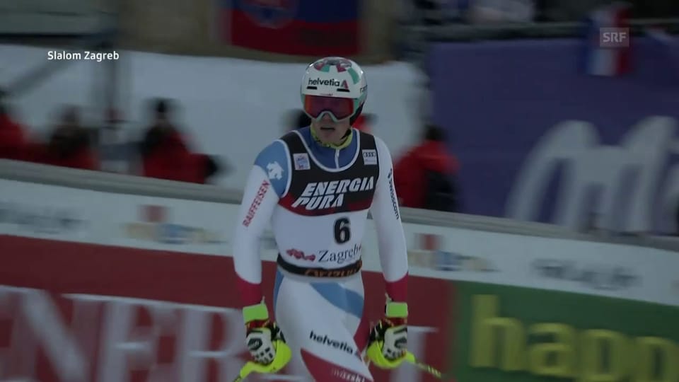 Yules 2. Lauf im Slalom von Zagreb