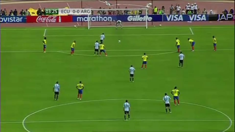 Die Tore bei Ecuador - Argentinien (unkomm.)