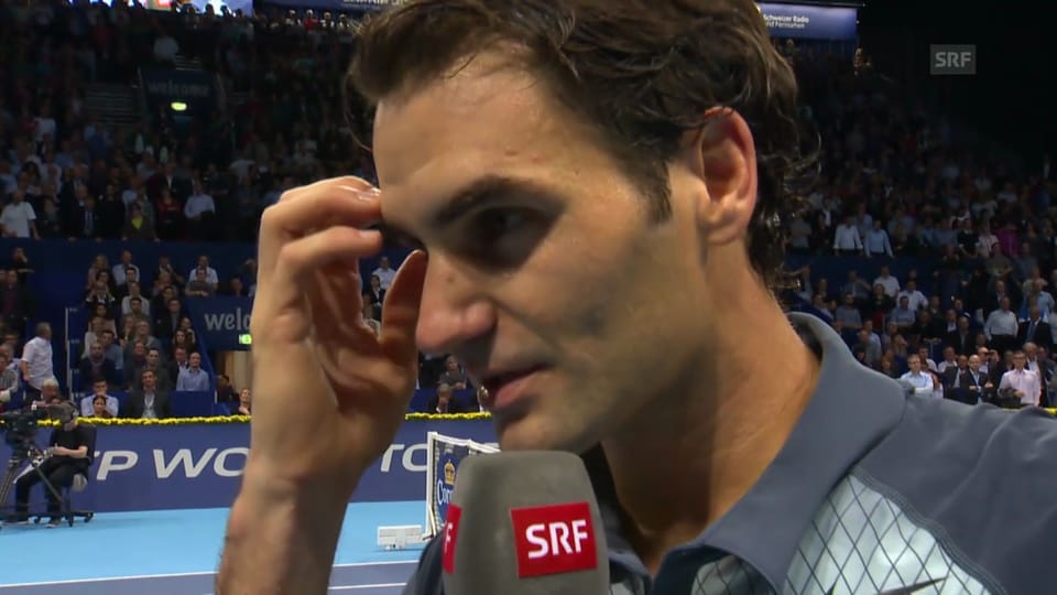 Siegerinterview mit Roger Federer («sportlive»)