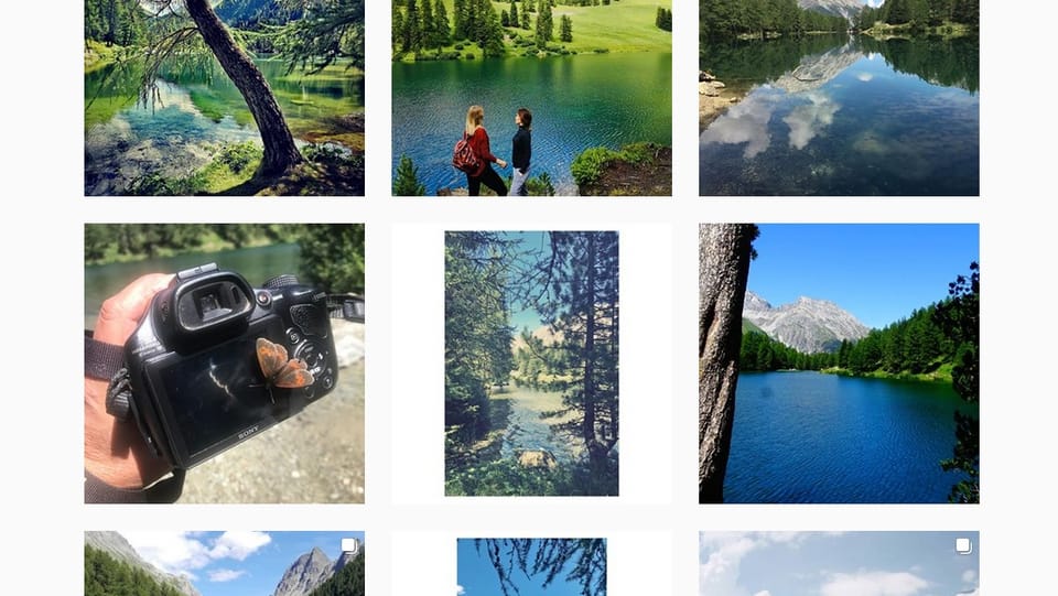 Boom auf Palpuogna-See wegen Instagram