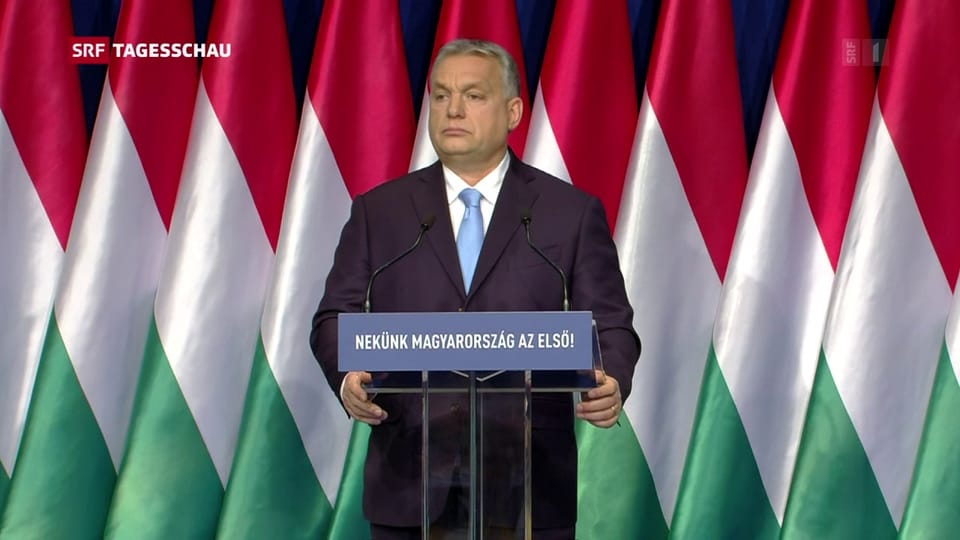 Aus dem Archiv: Viktor Orban polemisiert gegen «Brüssel»
