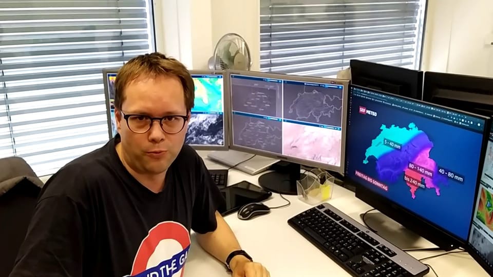 Christoph Siegrist von SRF Meteo erklärt die Wetterlage