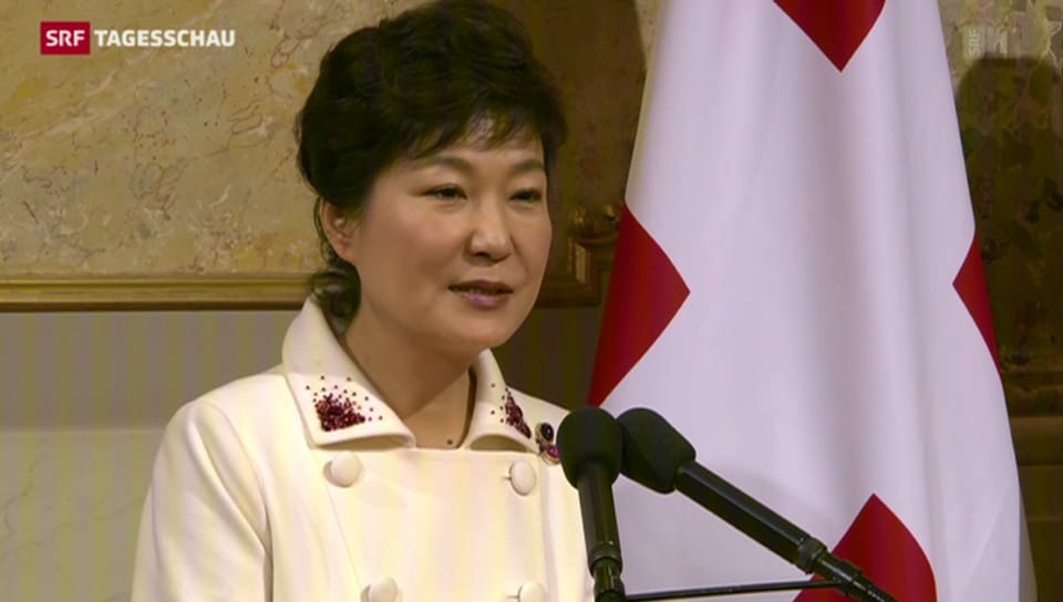 Südkoreas Präsidentin in Bern