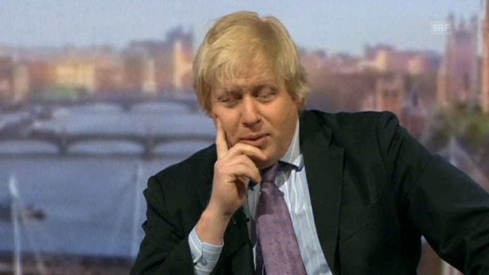 Unangenehme Fragen: Boris Johnson gerät ins Stottern