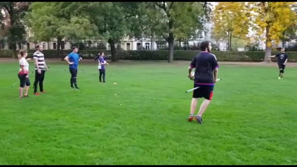 Quidditch-Training im Margarethenpark