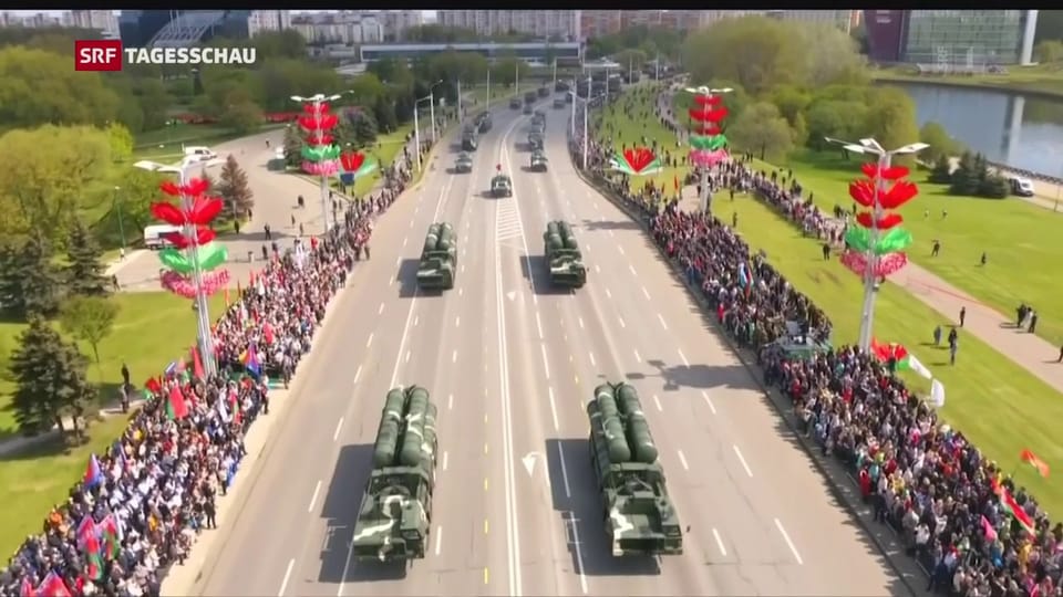 Militärparade in Minsk