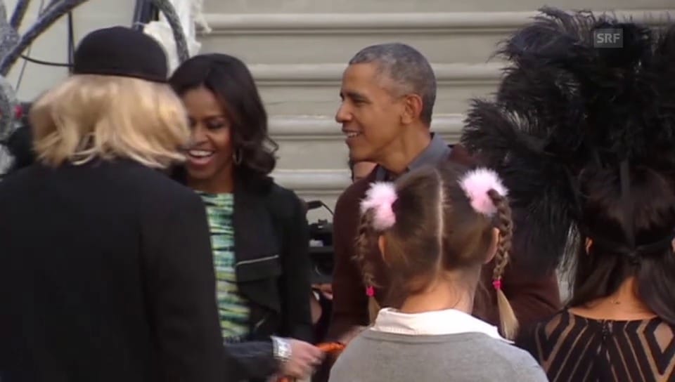 Halloween bei den Obamas (unkomm. Video)