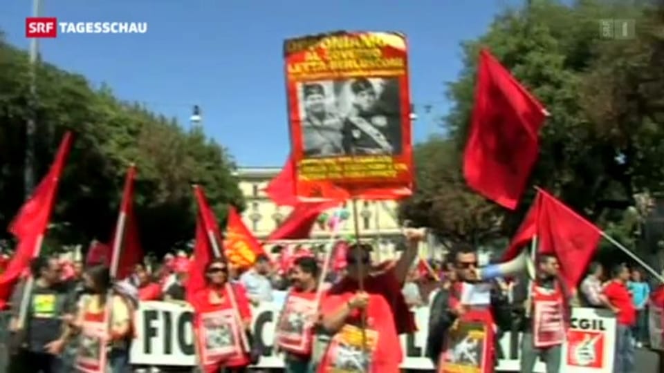 Italien: Gewerkschaften rufen zur Demo