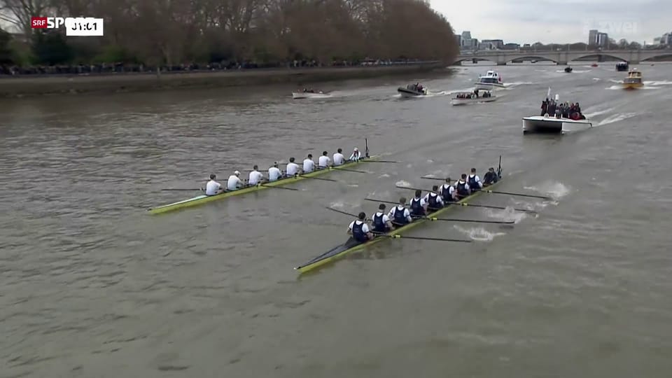 Zusammenfassung des «Boat Race» in London