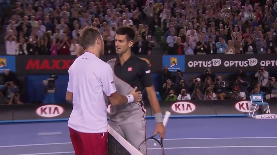 Die letzten beiden Duelle von Wawrinka und Djokovic in Melbourne